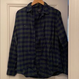 J Crew Flannel Button Down